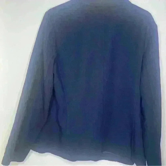 Talbots Blue Button Down Jacket Blazer Size 14W - Picture 4 of 6